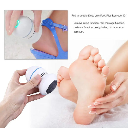 Rechargeable Foot Files Clean Tools